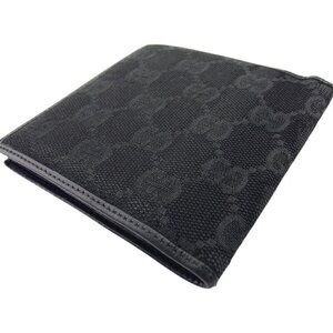 GUCCI Tri-fold wallet black Women Authentic secondhand
